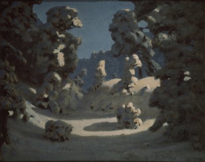 Solflekker på rimfrosten, 1876-1890 av Arkhip Ivanovich Kuindzhi