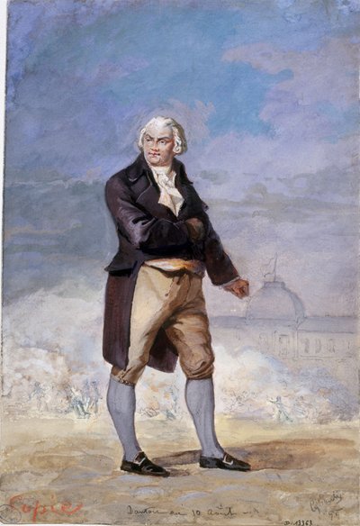 Portrett av Georges Jacques Danton 1759-1794, 1879. av Armand Cyboule