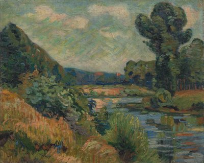The Banks of the Marne ved Charenton av Armand Guillaumin