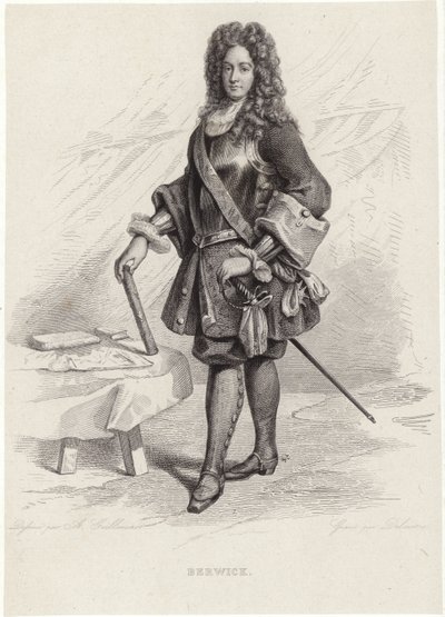 Portrett av James Fitzjames, hertugen av Berwick av Armand Guilleminot