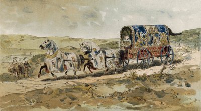 Vogn av en dame, 1200-tallet av Armand Jean Heins