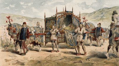 Søppel av en chatelaine, tid for hertugene av Burgund, 1400-tallet av Armand Jean Heins