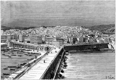 Alger, Algerie, ca 1890. av Armand Kohl