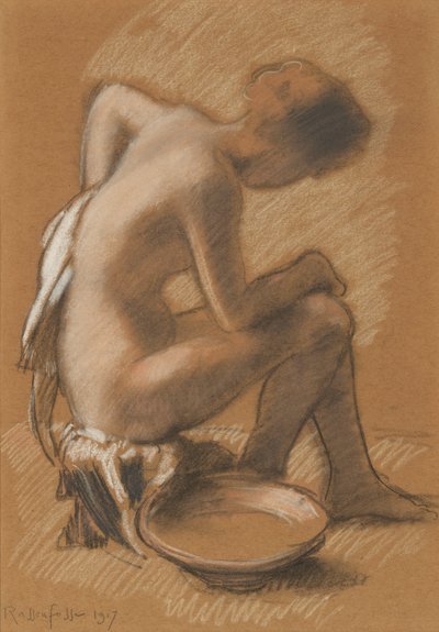 Kvinne på toalettet Kvinne på toalettet hennes, 1917. av Armand Rassenfosse