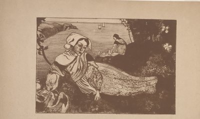 La Primavera (vår) 1894 (zinkograf) av Armand Séguin