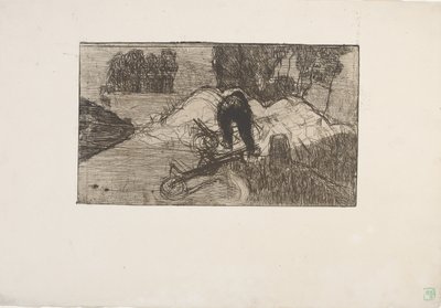 Le Debardeur (The Stevadore) 1893 (radering) av Armand Séguin