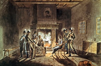 Conspiracy of Cadoudal, tidlig på 1800-tallet (gouache) av Armand de Polignac