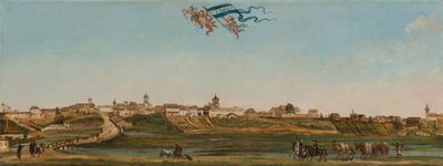 Panoramautsikt over Sao Paulo, 1821. av Arnaud Julien Pallière