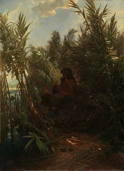 Pan in the Reed, 1856-1857. av Arnold Böcklin