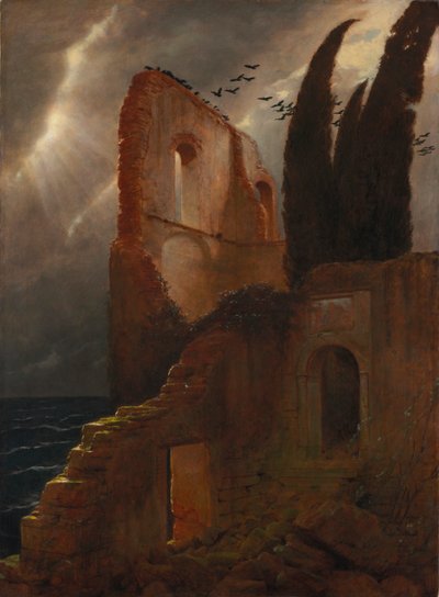 Ruin ved havet av Arnold Böcklin