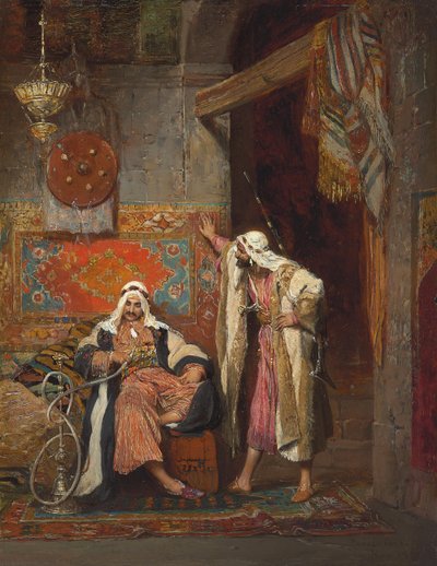 En ledig samtale, 1872 av Arnold Corrodi