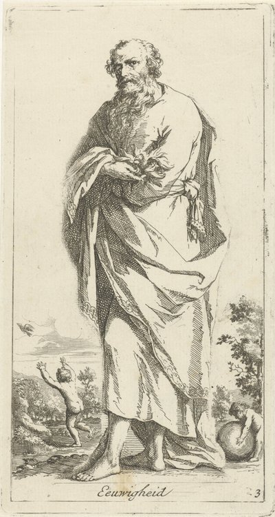 Personified Eternity Eternity (tittel på objekt) 41 stykker, forskjellige Sinne Beelden (serietittel) av Arnold Houbraken