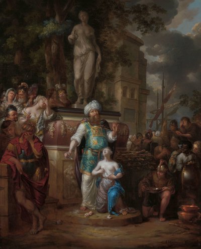 Offer av Iphigenia av Arnold Houbraken