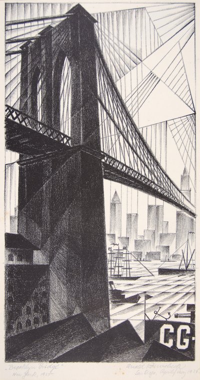 Brooklyn Bridge av Arnold Ronnebeck