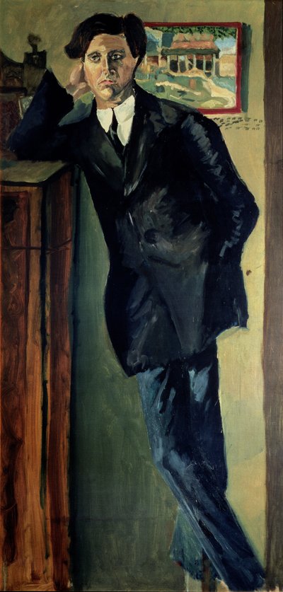 Portrett av Alban Berg (1885-1935) av Arnold Schönberg