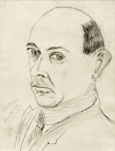 Selvportrett av Arnold Schönberg
