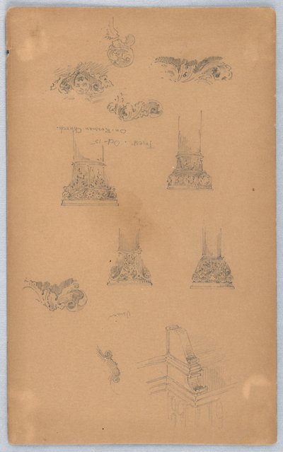 Arkitektoniske detaljer av Arnold William Brunner