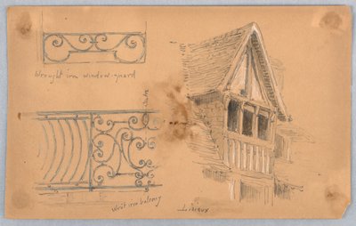Arkitektoniske detaljer på Lisieux av Arnold William Brunner