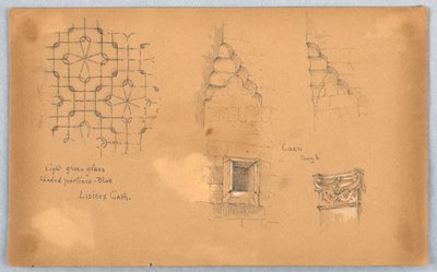 Arkitektoniske detaljer ved Lisieux-katedralen av Arnold William Brunner