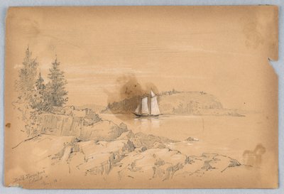 Bald Porcupine Island av Arnold William Brunner