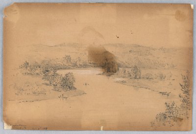 Delaware River, Milford, Pa. av Arnold William Brunner