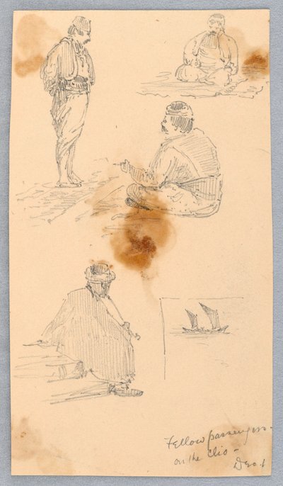 Medpassasjerer på Cleo av Arnold William Brunner