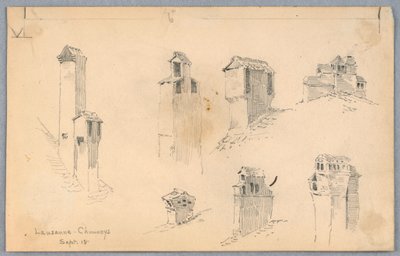 Lausanne skorsteiner av Arnold William Brunner
