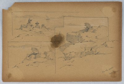 On the Rocks, Mt. Desert av Arnold William Brunner