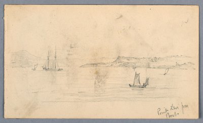 Point Levi fra båt av Arnold William Brunner
