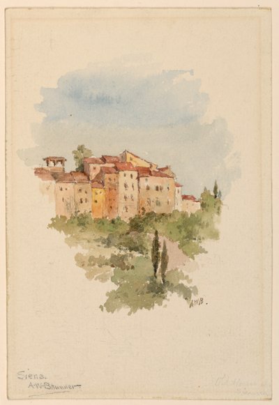 Siena av Arnold William Brunner