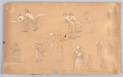 Silhuetter på broen av Arnold William Brunner