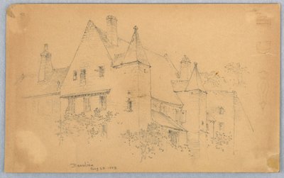 Skisse av Beaulieu av Arnold William Brunner