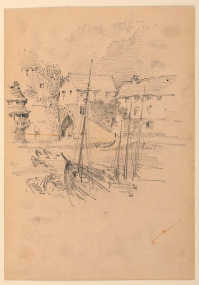 Liten fiskehavn av Arnold William Brunner