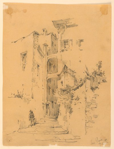 Gate i San Remo av Arnold William Brunner