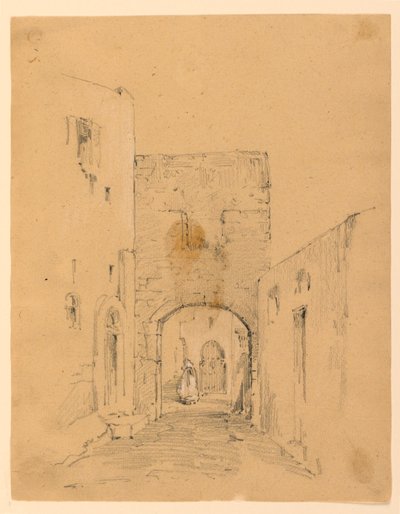 Gate i Tanger av Arnold William Brunner