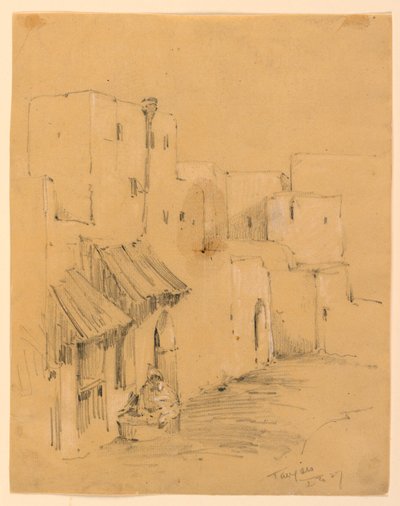 Gate i Tanger av Arnold William Brunner