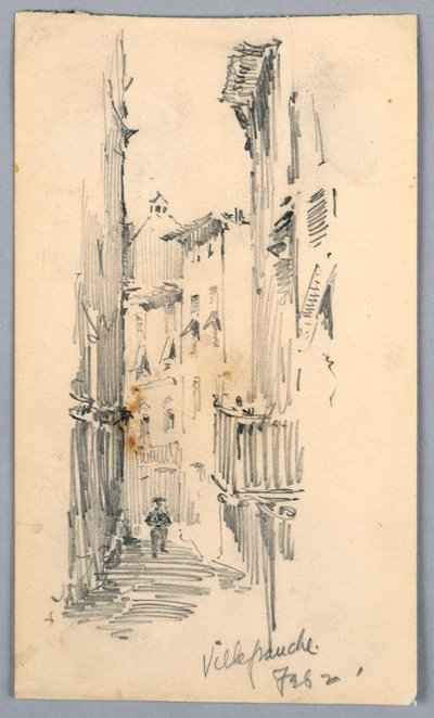 Gate i Villefranche av Arnold William Brunner