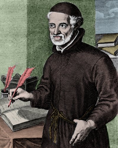 Pere Antonio VIEIRA (1608-1697) Jesuite, evangelist for indianerne i Brasil - Gravering av Arnold van Westerhout (1651-1725) - Portrett av Antonio Vieira (1608 -1697), portugisisk jesuittprest og forfatter av Arnold van Westerhout