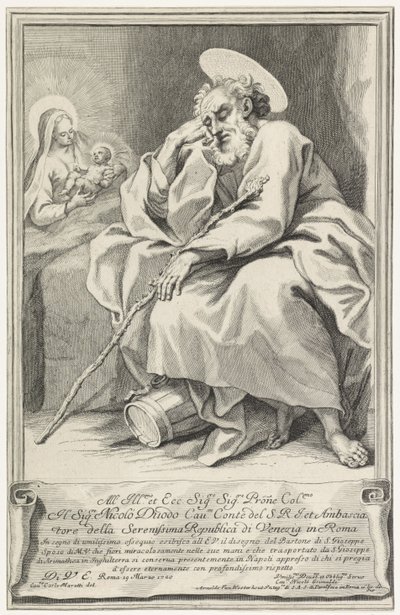 Sovende Joseph av Arnold van Westerhout