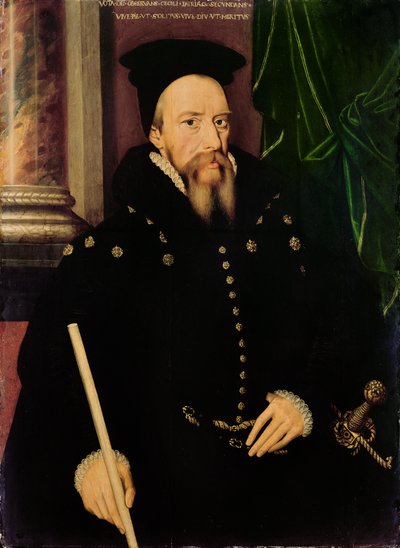 Portrett av William Cecil, 1. baron Burghley (1520-98) Lord High Treasurer av Arnold von Brounckhorst