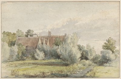Hus blant trær av Arnoldus Johannes Eymer