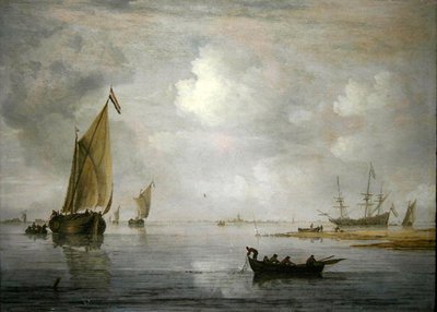 Ta inn nettene (olje på panel) av Arnoldus van Anthonissen