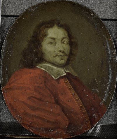 Portrett av Matthijs Gansneb, kalt Tengnagel, poet i Amsterdam av Arnoud van Halen