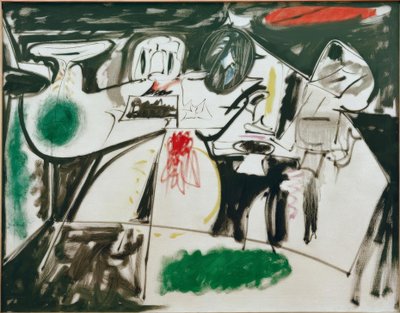 Siste maleri (Den svarte munken) av Arshile Gorky