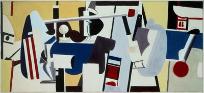 Studie for veggmaleri for Administration Building, Newark Airport, New Jersey av Arshile Gorky
