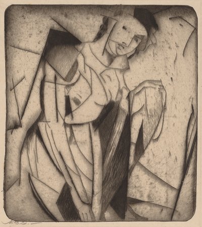 Figur i glass av Arthur B. Davies