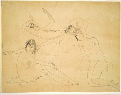 Fire figurer av Arthur B. Davies
