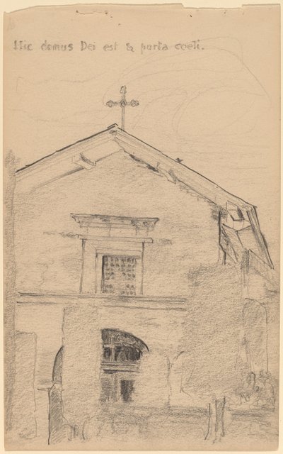 Mission Dolores, San Francisco av Arthur B. Davies