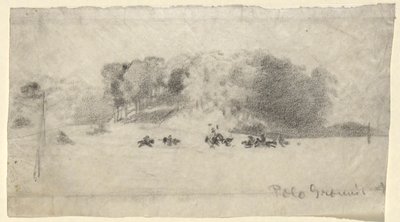 Polo Grounds av Arthur B. Davies