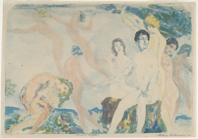 Slipp ved portene av Arthur B. Davies